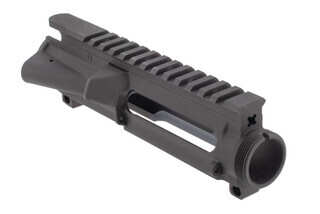 LBE Unlimited Stripped Upper Receiver features a black hardcoat anodized finish